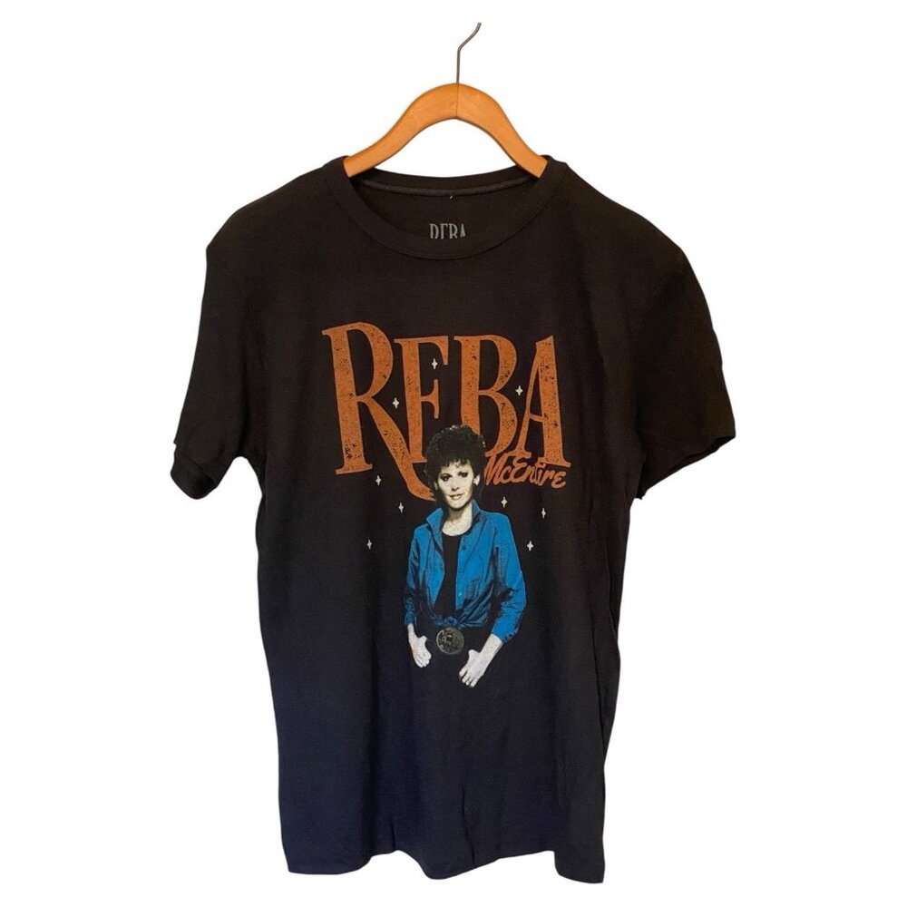 Reba McEntire Black Short Sleeve T-Shirt Unisex S Tour Country Music Band New